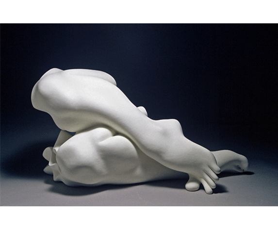 Holly Fischer, Provocation, 2005, clay, 18x34x16